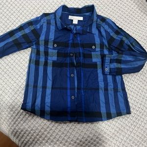 Burberry London long sleeve kids shirt